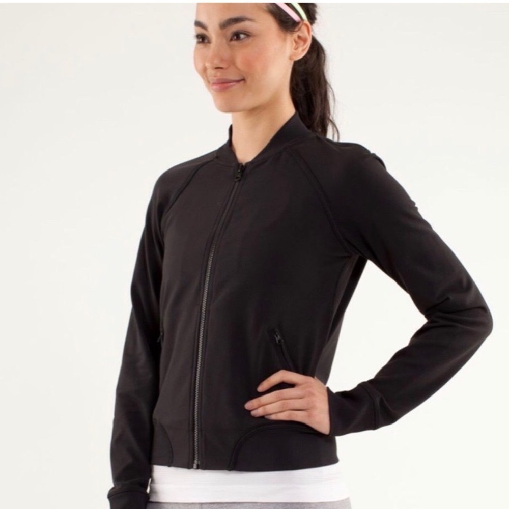 Lululemon Om Me Home Jacket Size 4 Black